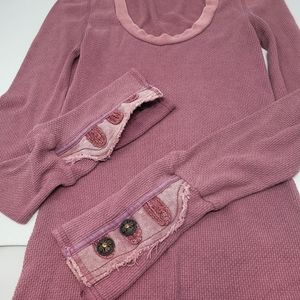 RARE VITAGE FREE PEOPLE THERMAL SHIRT